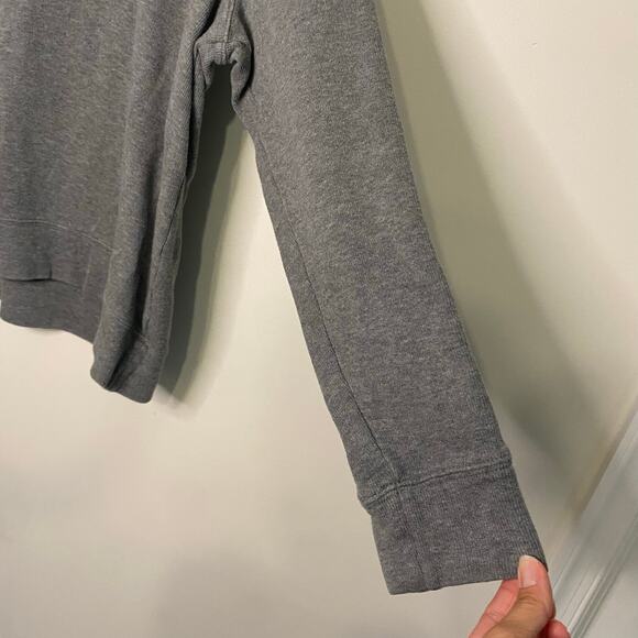 Lands End Mens Gray Pullover Sweater 1/4 Zip Minimalist Preppy Office Size Large - Picture 5 of 16